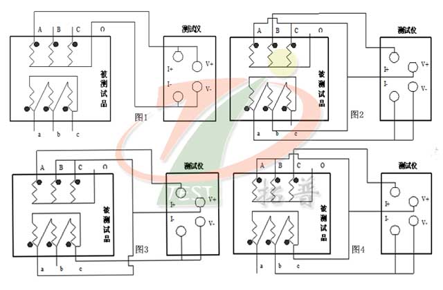 變壓器直流電阻快速測量儀試驗(yàn)接線圖